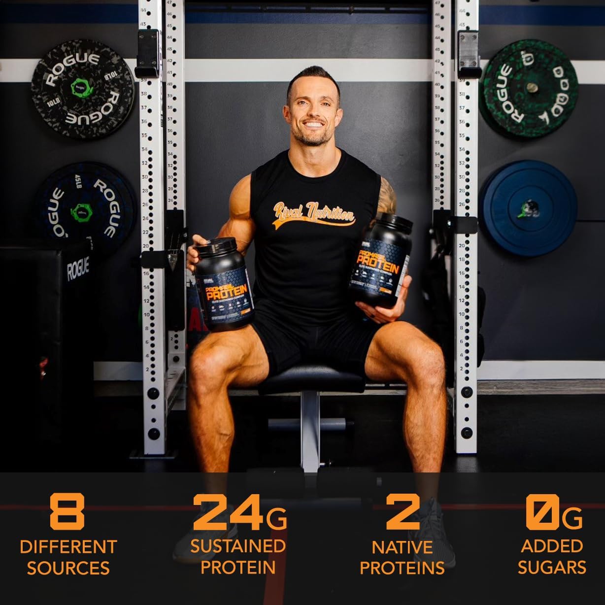 5lb Rival Nutrition Promasil Protein Powder Soft Serve Vanilla - High Quality Whey Protein Supplement