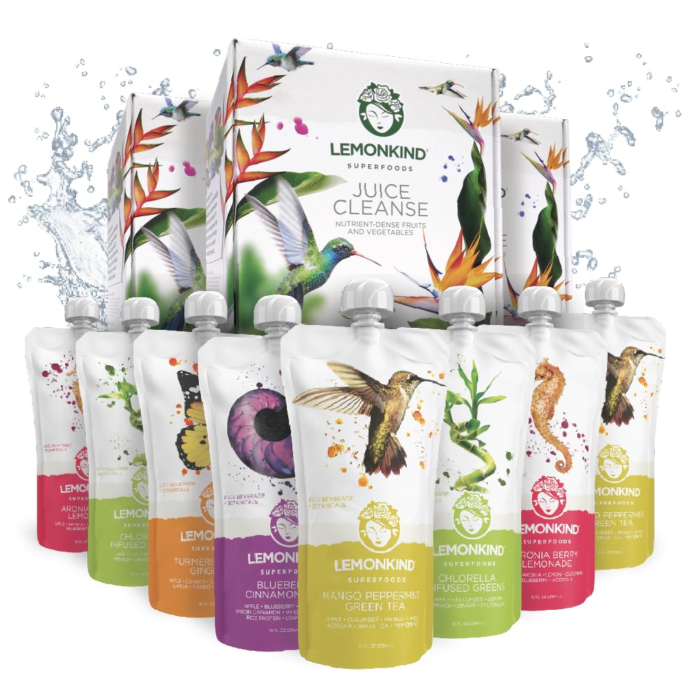 6 Day Detox & Stress-Relief Bundle - 39 Servings - Lemonkind Detox & ReSTART Fat-Burn Cleanse