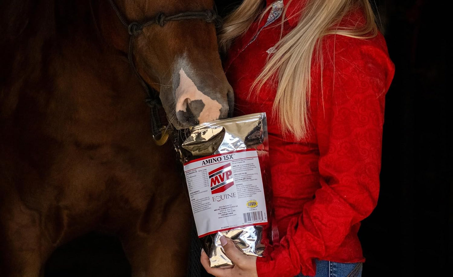 6 lb MVP Amino 15X for Horses - Promotes Muscle Health, Growth, and Recovery
