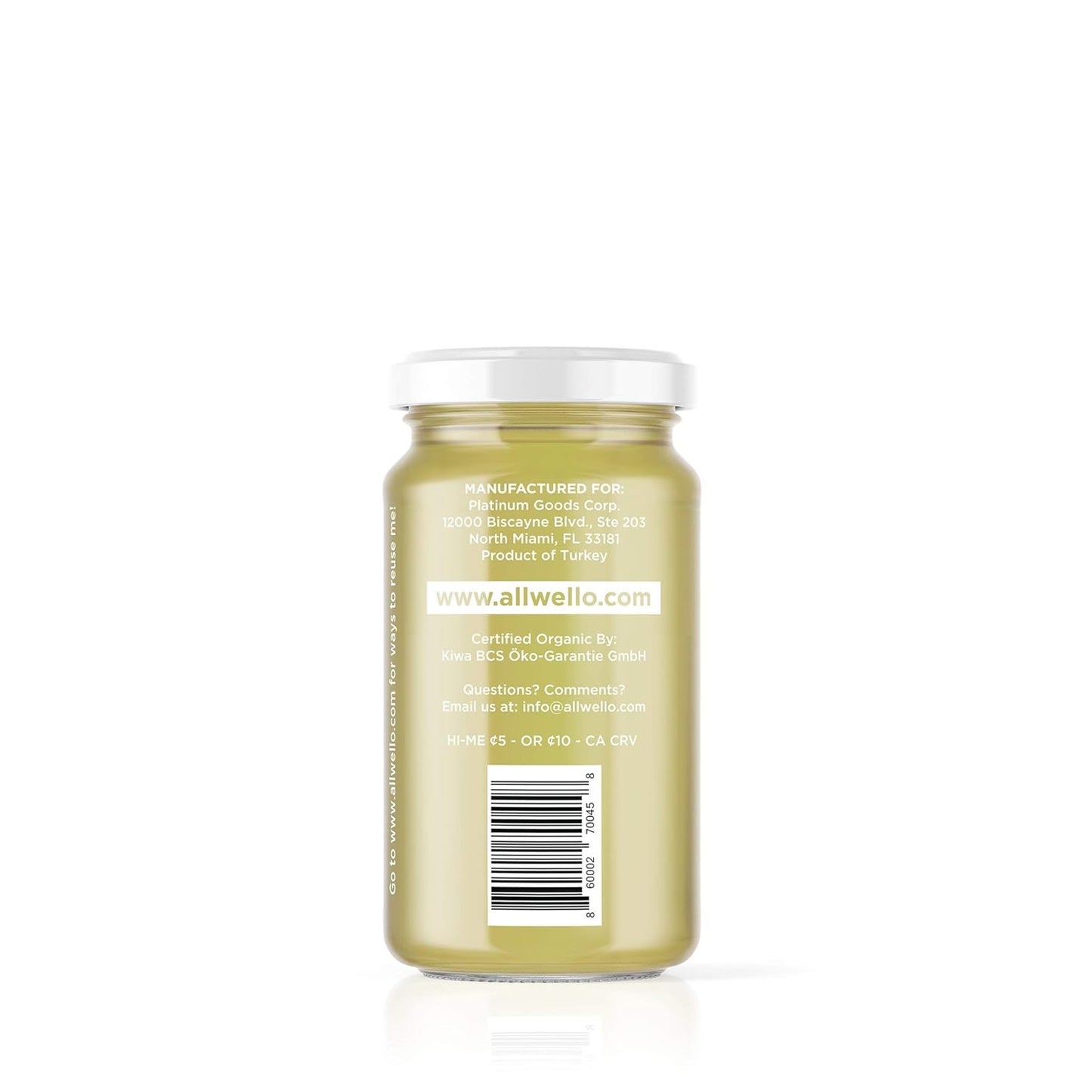 6 Pack AllWellO Cold-Pressed Ginger Shot, 60 mL USDA Organic Booster - Natural Ingredients