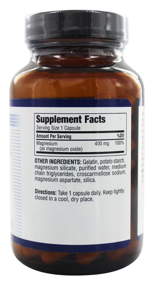 6-Pack TwinLab Magnesium Capsules - 100 Capsules per Bottle - BoostGo Australia