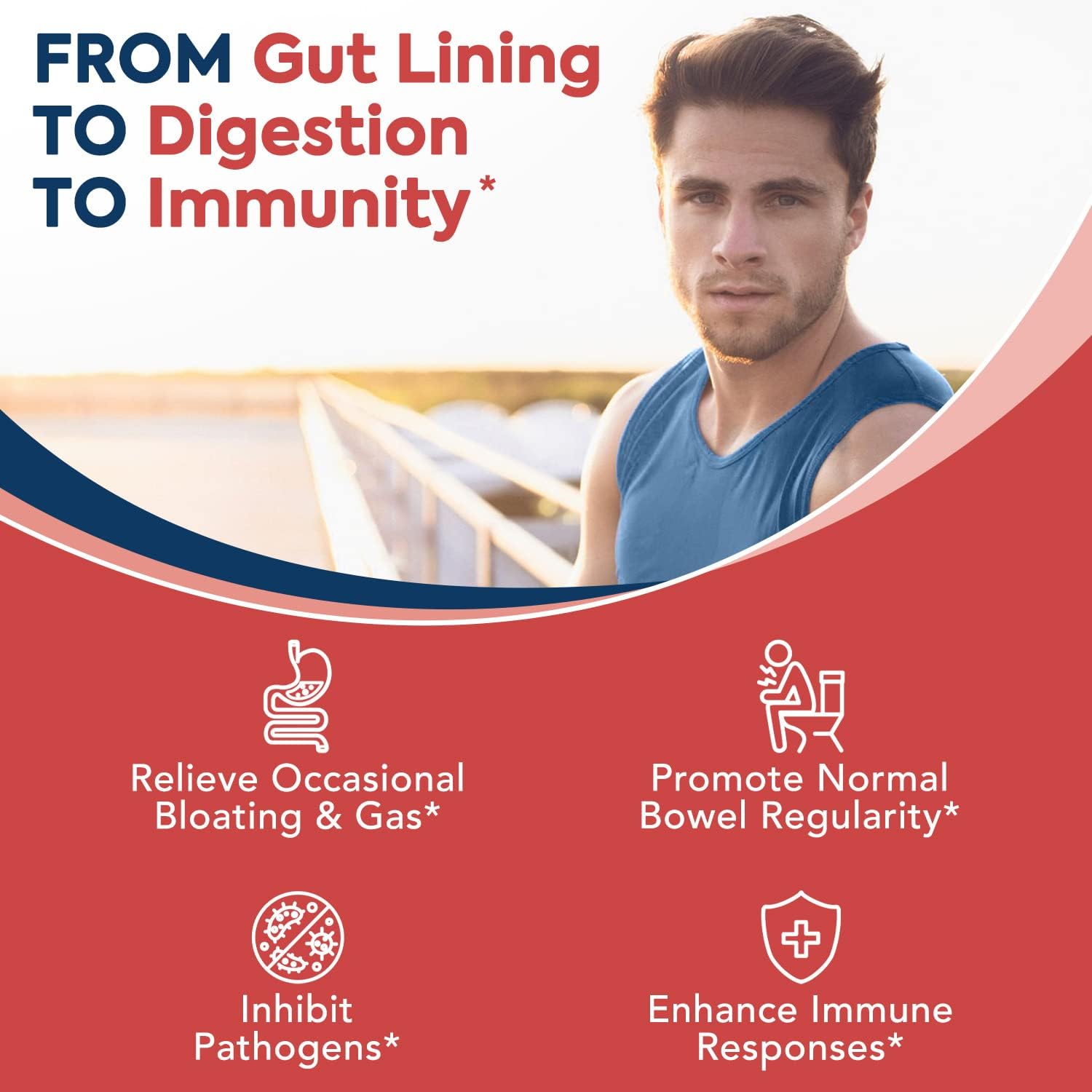 60 Billion CFU Probiotics with 19 Strains, 100mg Prebiotic, Shelf Stable for Men & Women - Daily Digestive & Immune Health Support - 60 Veggie Capsules