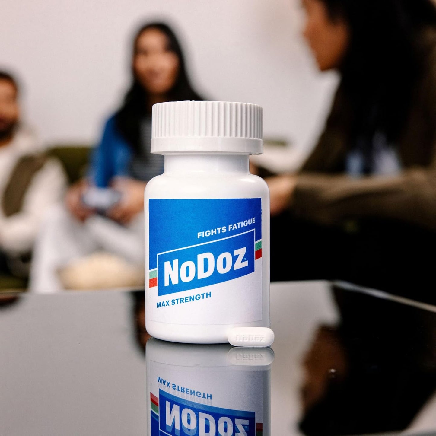 60 Caplets of NoDoz 200mg Caffeine Pills for Maximum Strength Boost