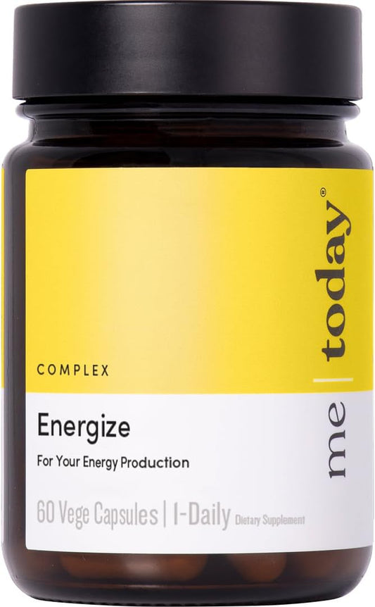 60 Capsules of High Strength B Vitamins, Vitamin C, Ashwagandha, and Zinc - Vegan Energy Supplement