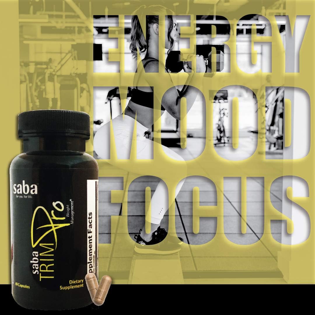 60 Capsules of Saba Trim Pro - Effective Weight Management Formula