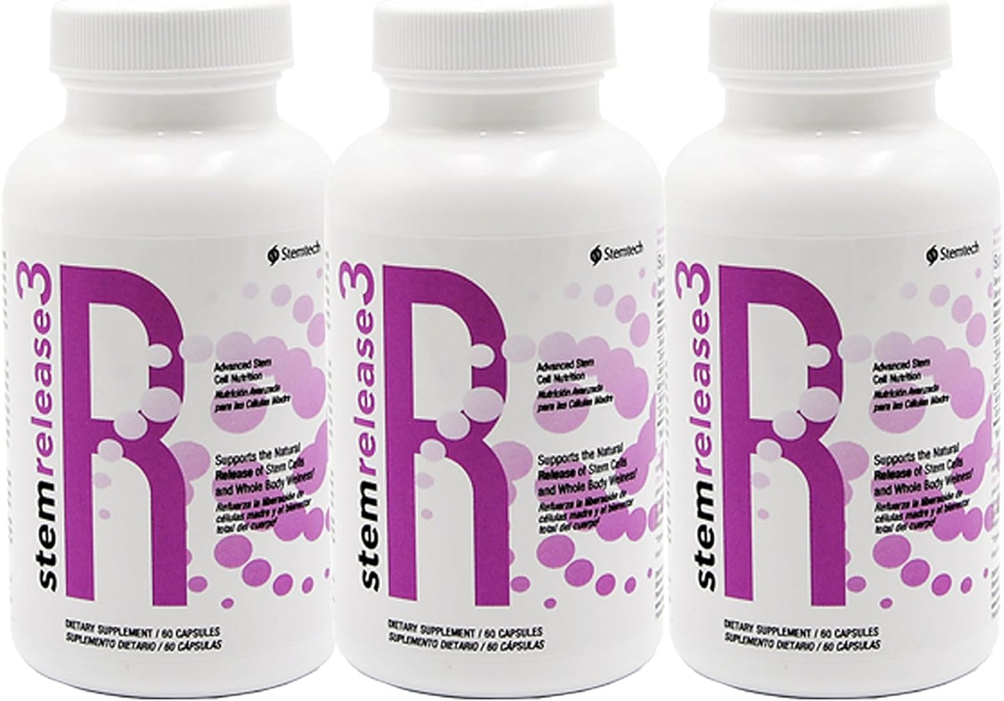 60 Capsules StemTech Stemrelease3 Supplement - Pack of 3