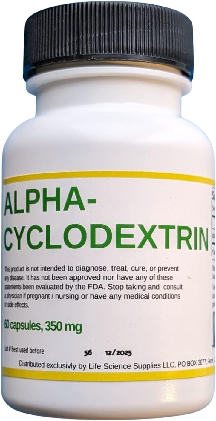 60 Count Alpha Cyclodextrin Capsules for Digestive Health - Dietary Supplement - BoostGo Australia