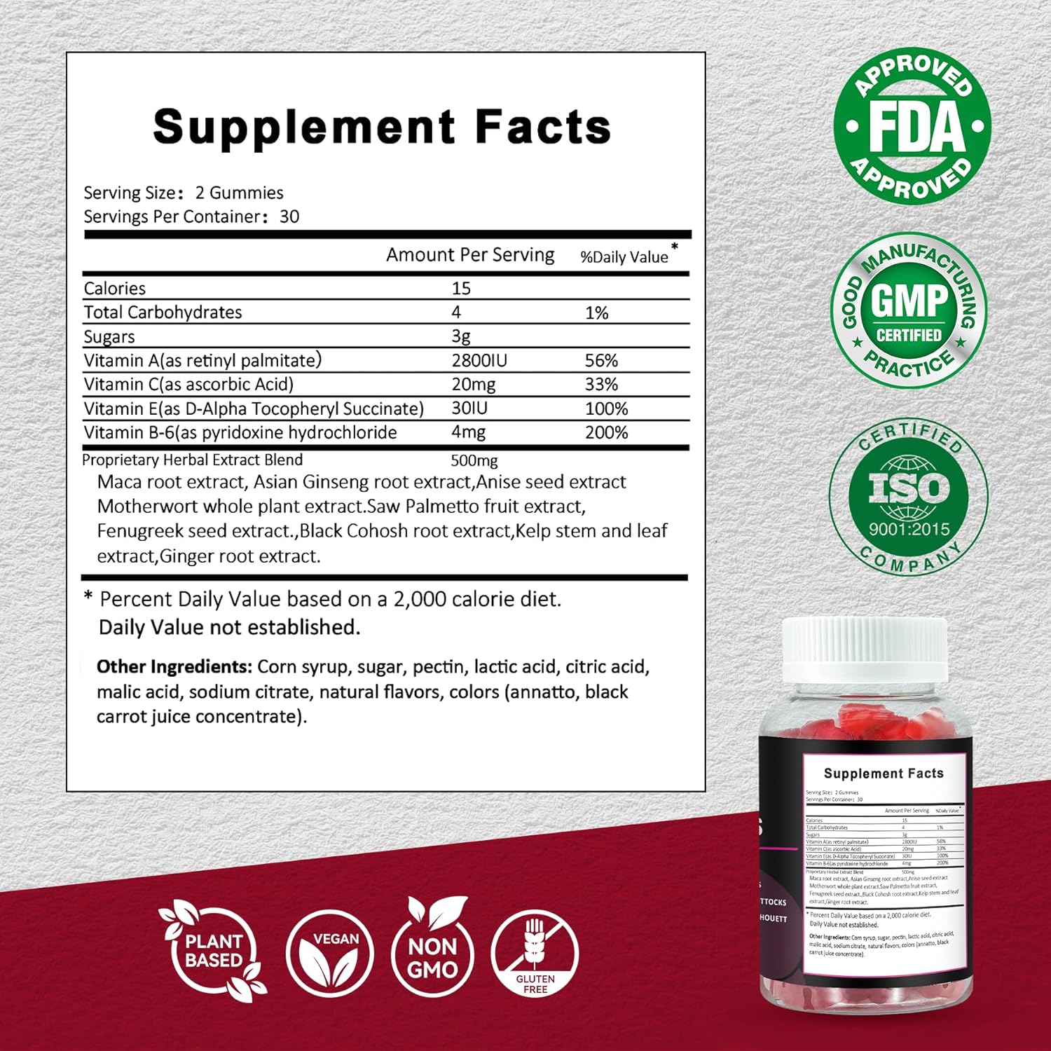 60 Count Aromlife BBL Gummies for Women - Bear Shape Vitamin Gummies for Curvy Body Enhancement, Vegan Butt Growth Supplement - BoostGo Australia