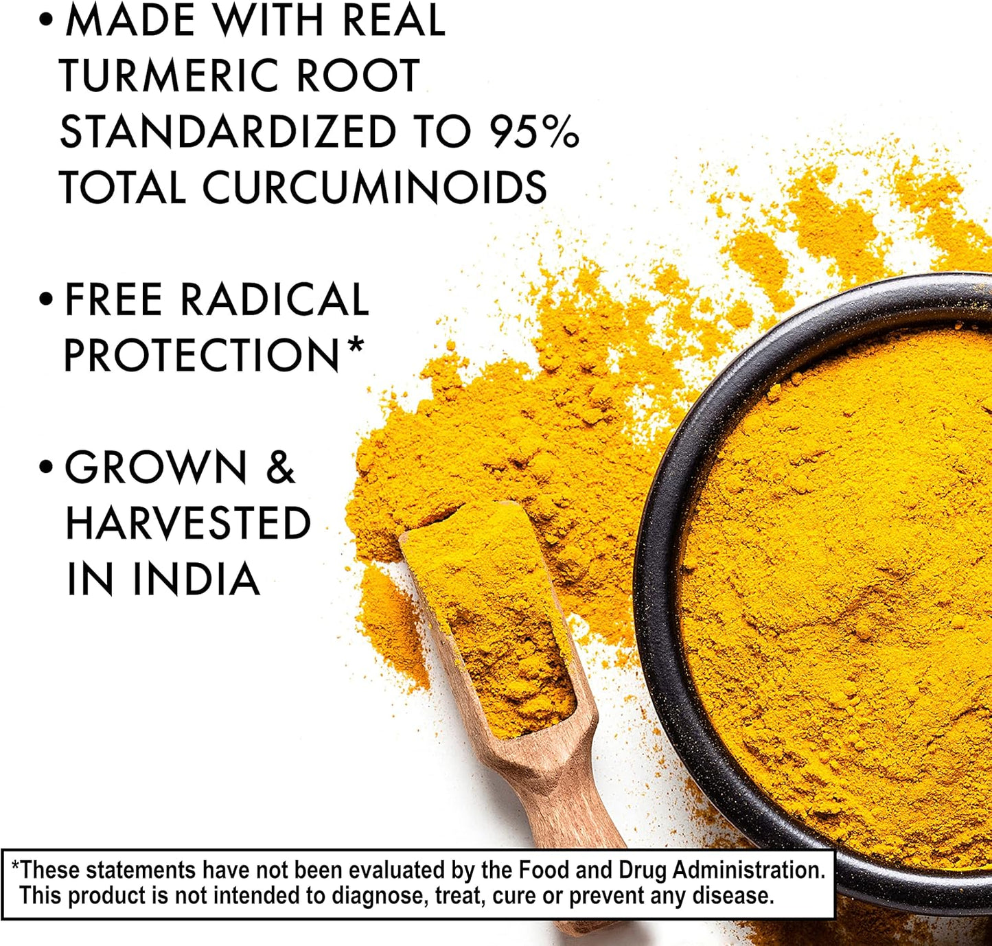60 Count BlueBonnet Turmeric Root Extract Capsules - Natural Anti-Inflammatory Supplement