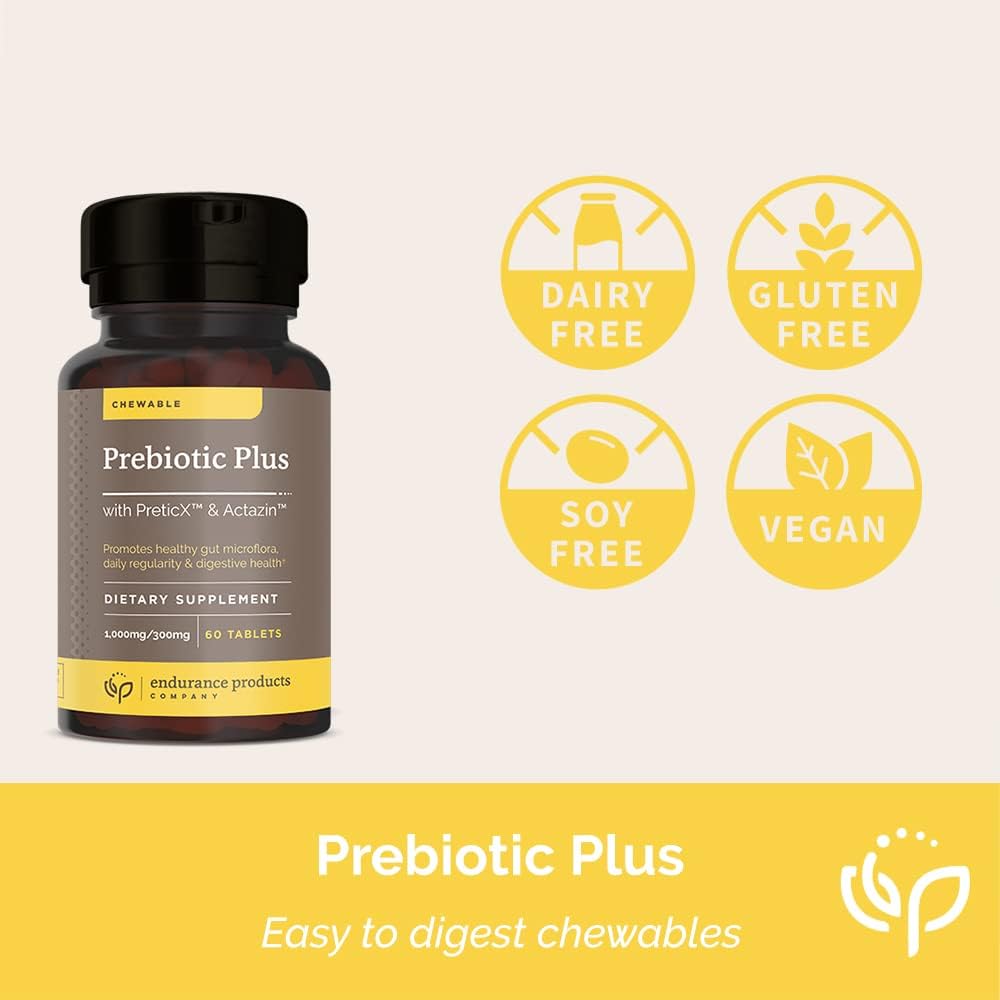 60 Count Chewable Prebiotic Plus with Actazin™ for Digestive Health - BoostGo Australia