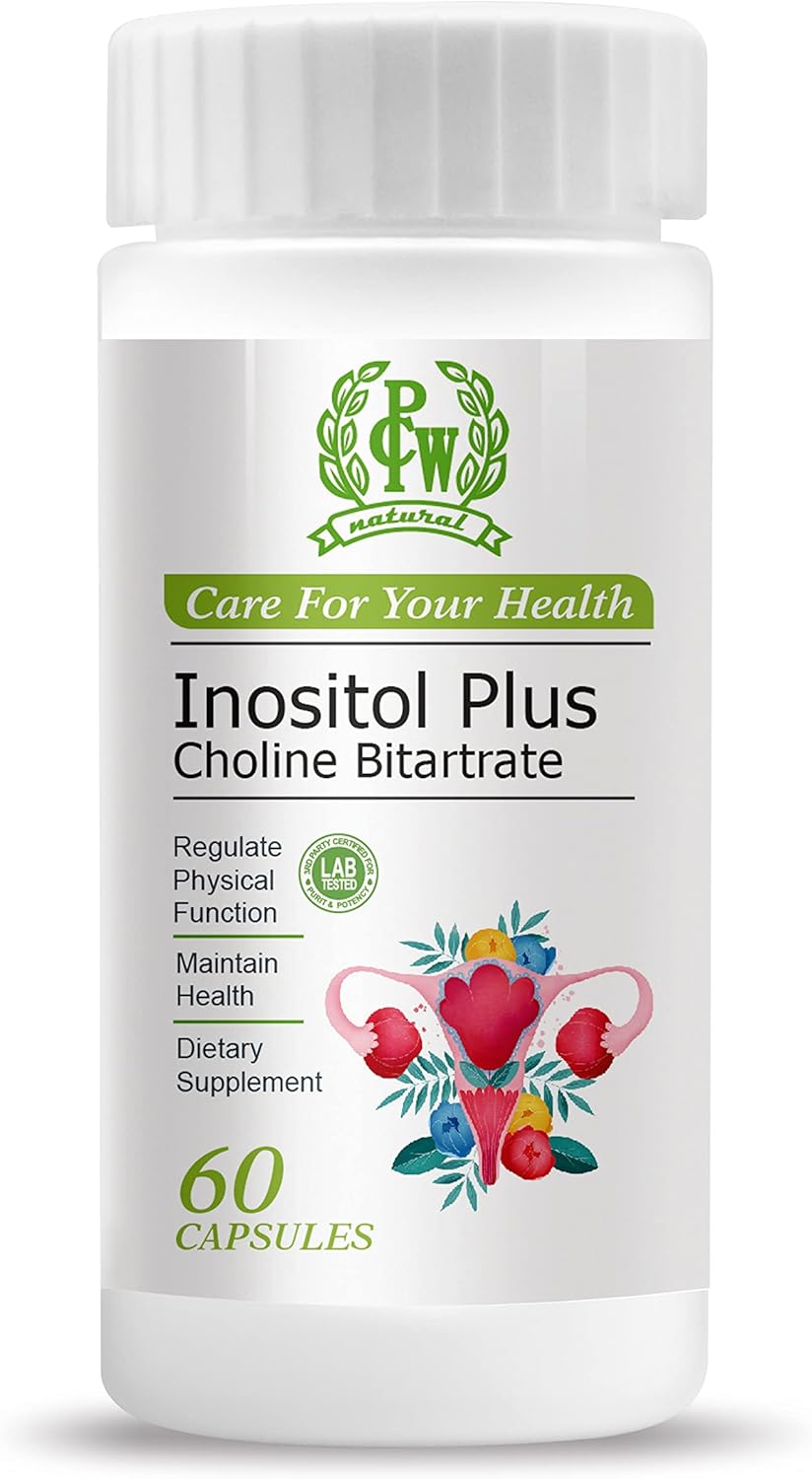 60 Count Esmond Natural PCW Inositol and Choline Bitartrate Capsules