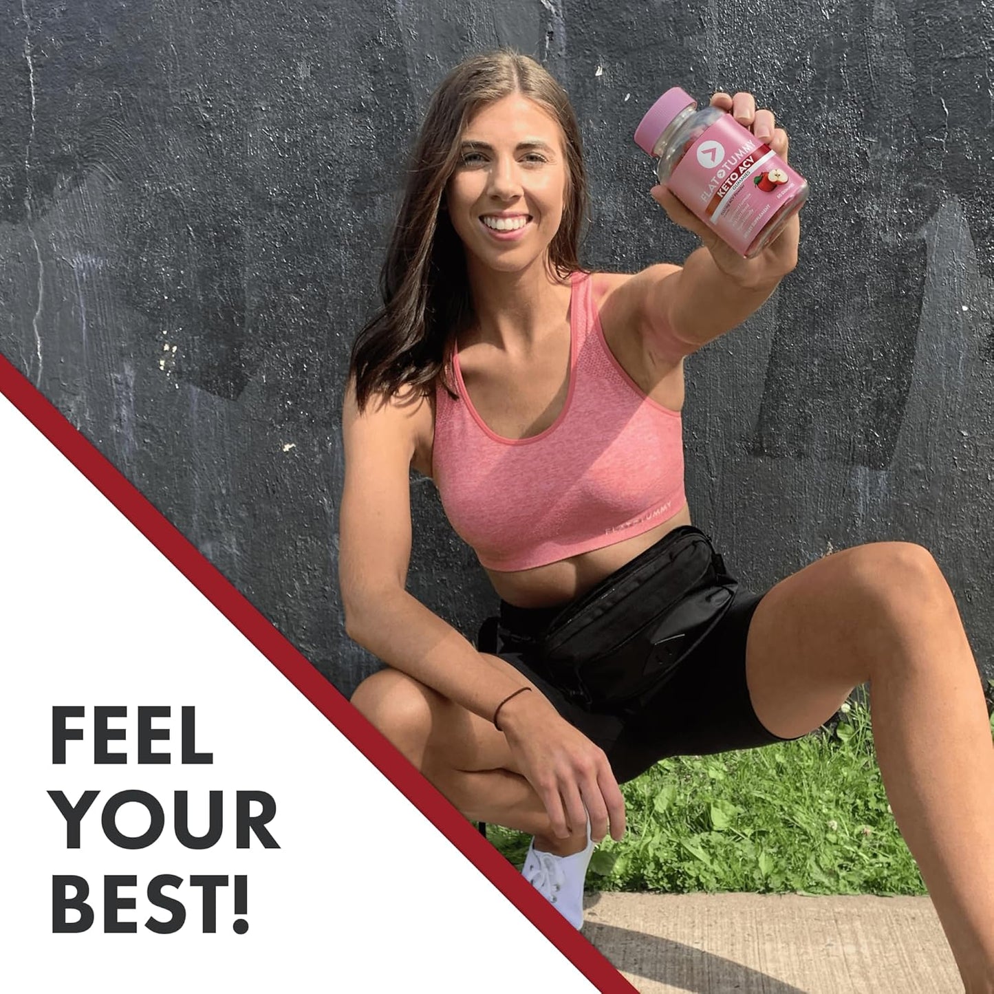 60 Count Flat Tummy Keto ACV Gummies – Vegan-Friendly Post GLP-1 Supplement with Apple Cider Vinegar, BHB Salts, Beet, Pomegranate Superfood Powders (5 Pack)