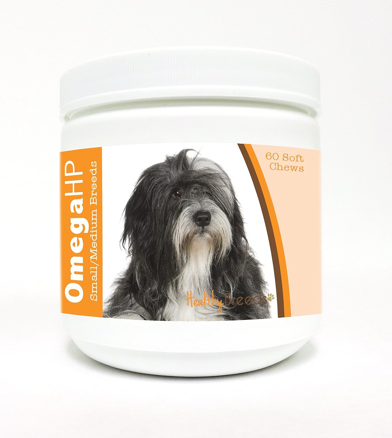 60 Count Healthy Breeds Lhasa Apso Omega HP Skin and Coat Support Soft Chews