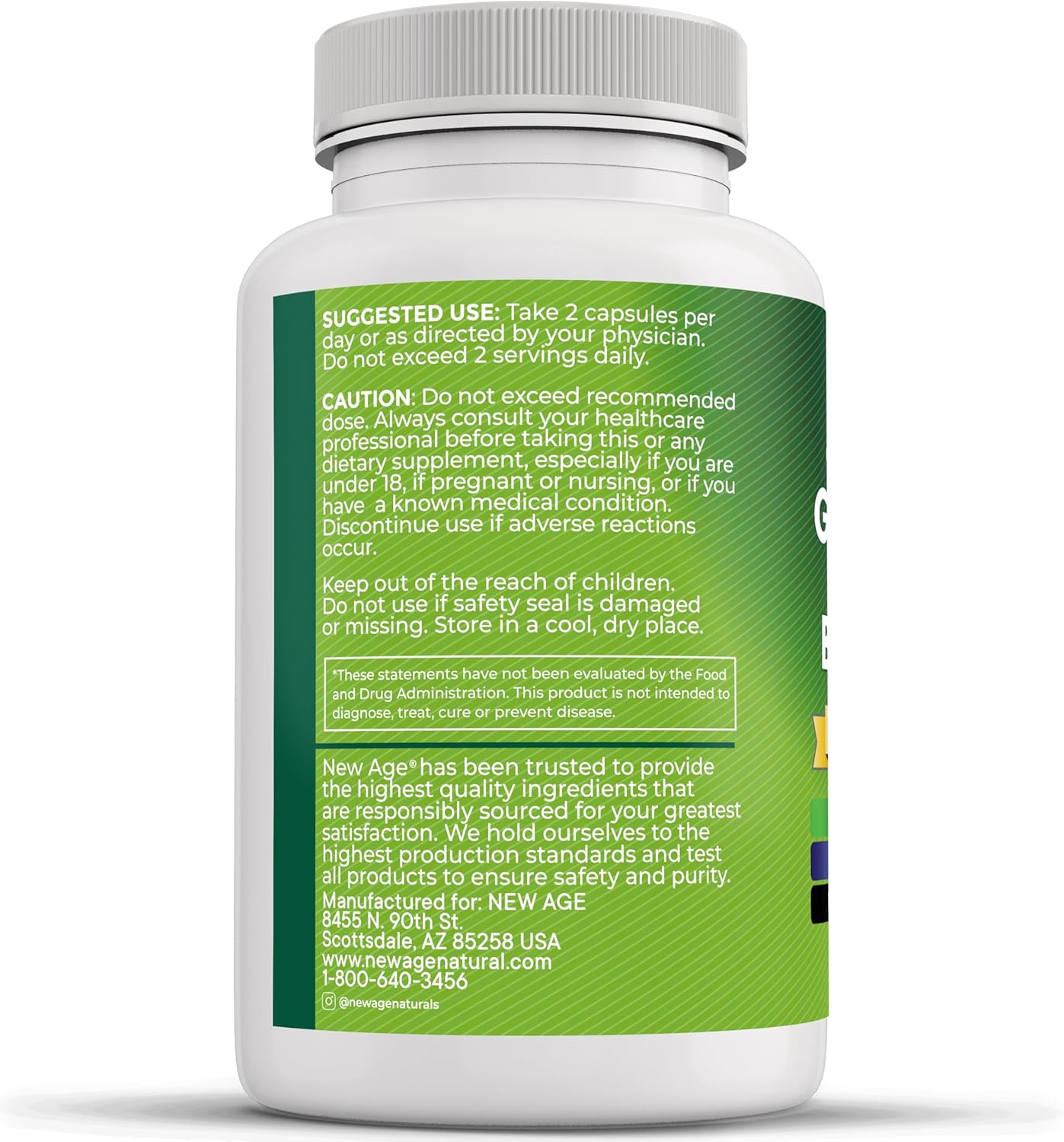 60 Count Oregano Oil Garlic Extract Olive Leaf with Astragalus Supplement for Women and Men - New Age Formula