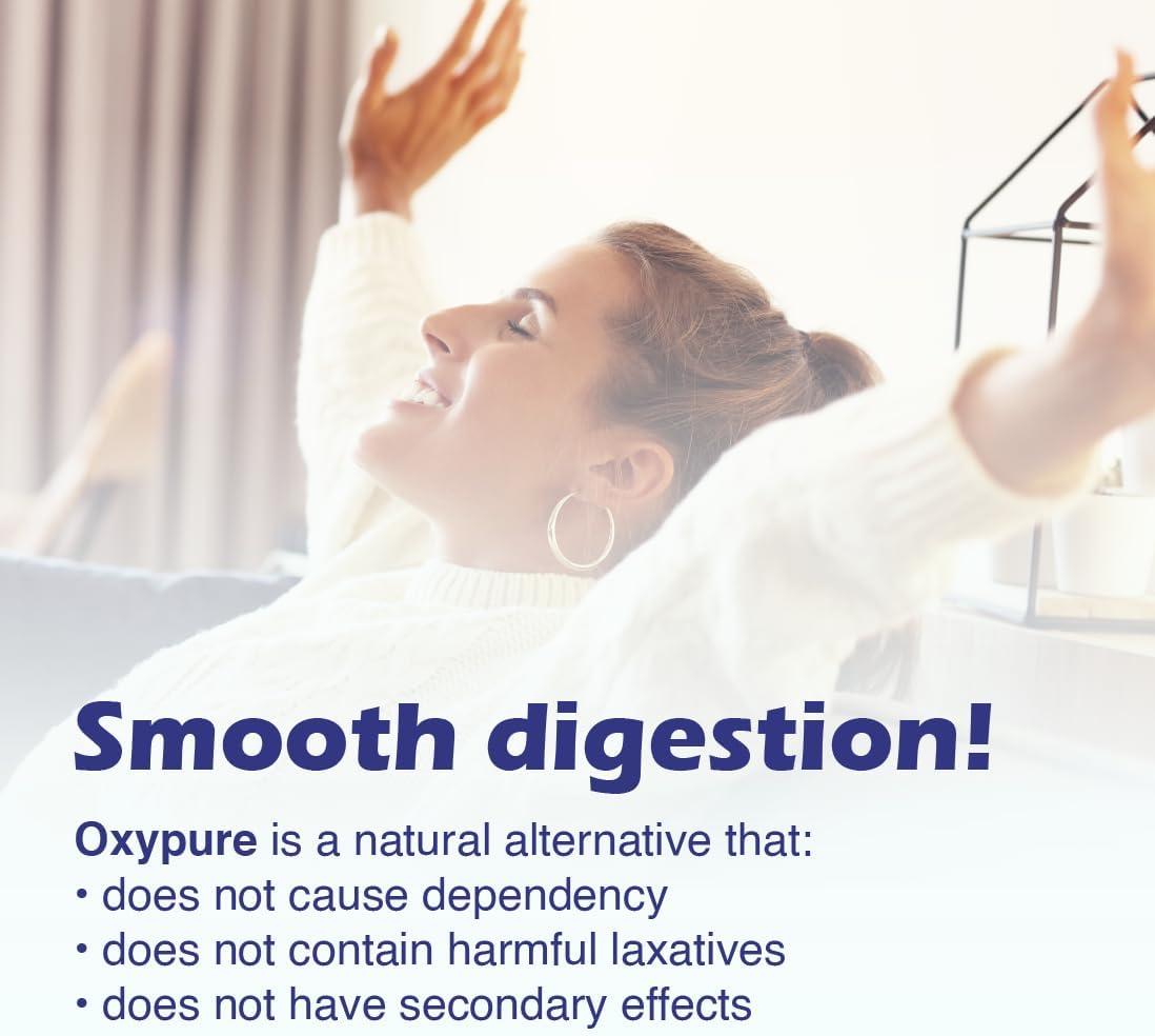 60 Count Pure Oxypure Magnesium Oxide Colon Cleanser Capsules with Sodium Bicarbonate
