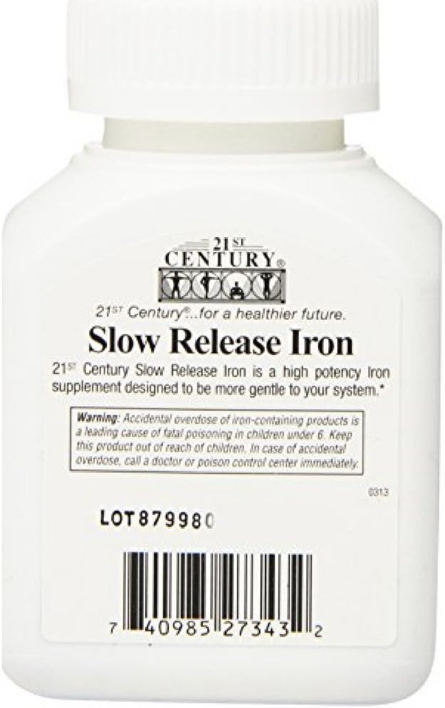 60 Count Slow Release Iron Tablets for Modern-Day Nutritional Needs