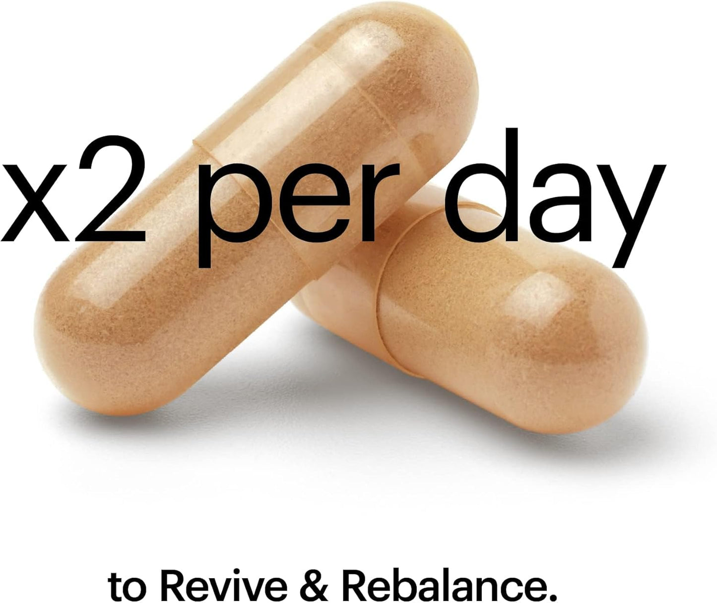 60 Count Wellthy Revive Stress Support Capsules for Energy Boost and Mental Wellness