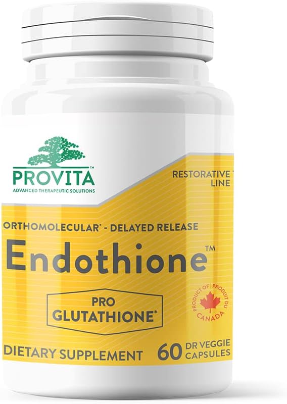 60 Endothione Veggie Capsules by PROVITA - Antioxidant Supplement for Cellular Health and Immunity