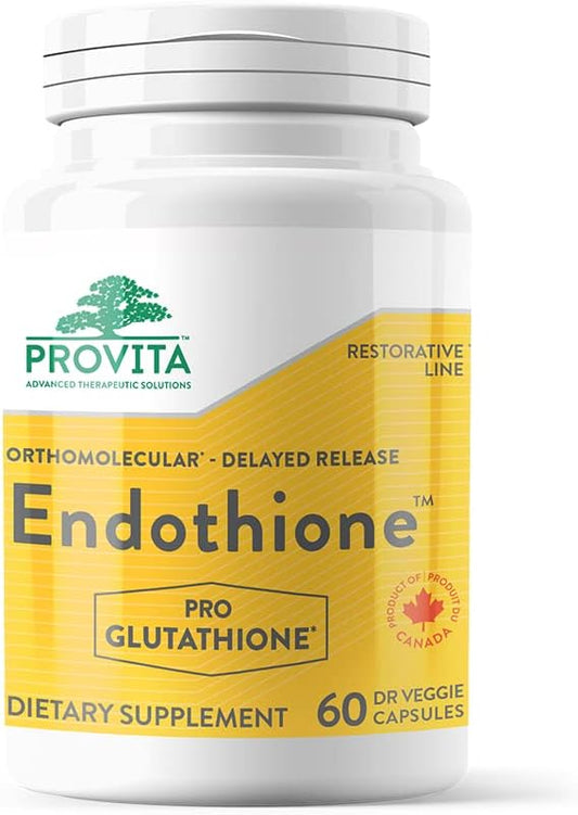 60 Endothione Veggie Capsules by PROVITA - Antioxidant Supplement for Cellular Health and Immunity