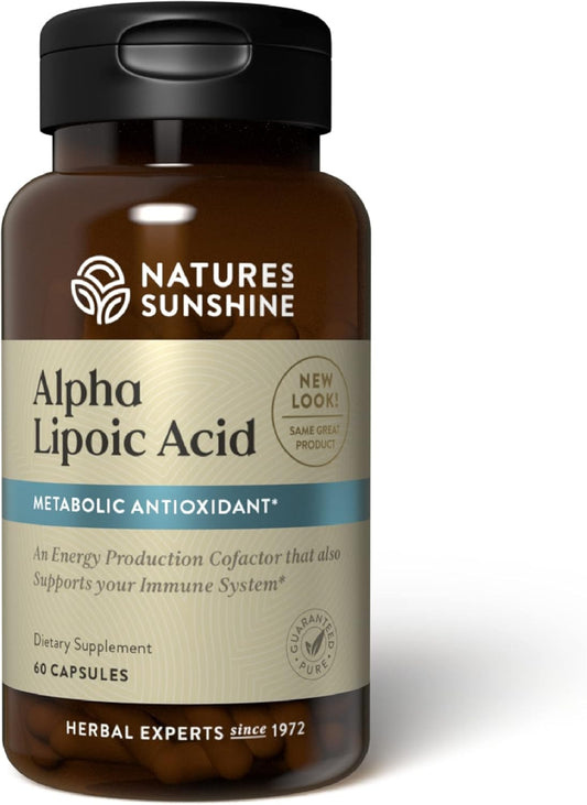60 Kosher Alpha Lipoic Acid Capsules by Nature's Sunshine