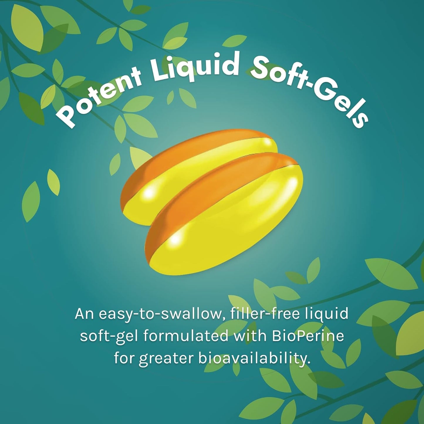 60 Liquid Softgels with Adaptogenic Herbs for Stress, Mood, and Performance, Including Ashwagandha, Cordyceps, and Turmeric