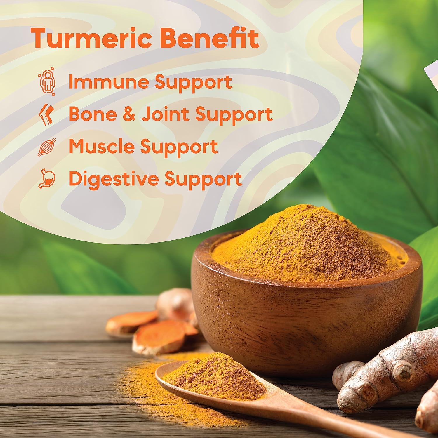 60 Mango Flavored Turmeric Curcumin Gummies with Ginger - Joint Support, Digestive Health, Immunity - Antioxidant-Rich, Vegan Formula, No Aftertaste.