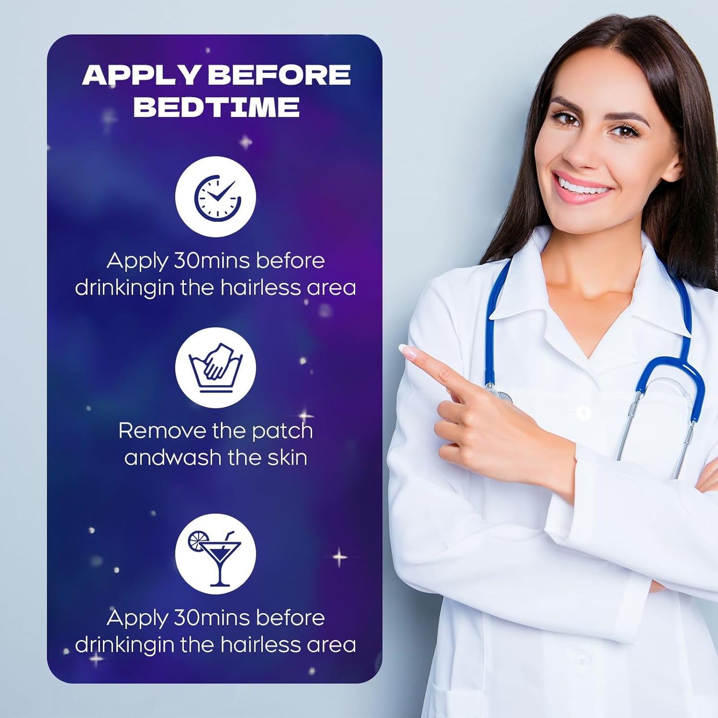 60 Pack RAAYAM Sleep Patches for Adults - All Natural Deep Sleep Aid with Quick Acting Ingredients - Men and Women - Easy to Use Lasting All Night
