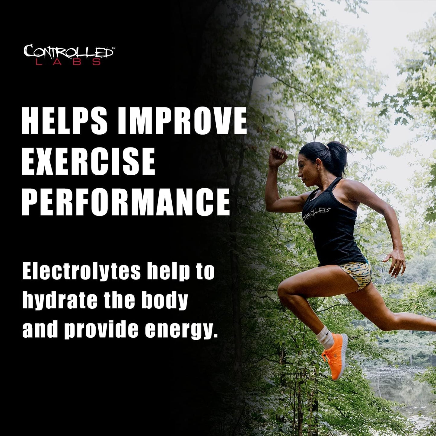 60 Servings of CONTROLLED LABS Orange HydraPush Electrolyte Powder for Advanced Hydrating Recovery - Sour Green Apple Flavor with Coconut Water, Taurine - Boost Energy, Endurance