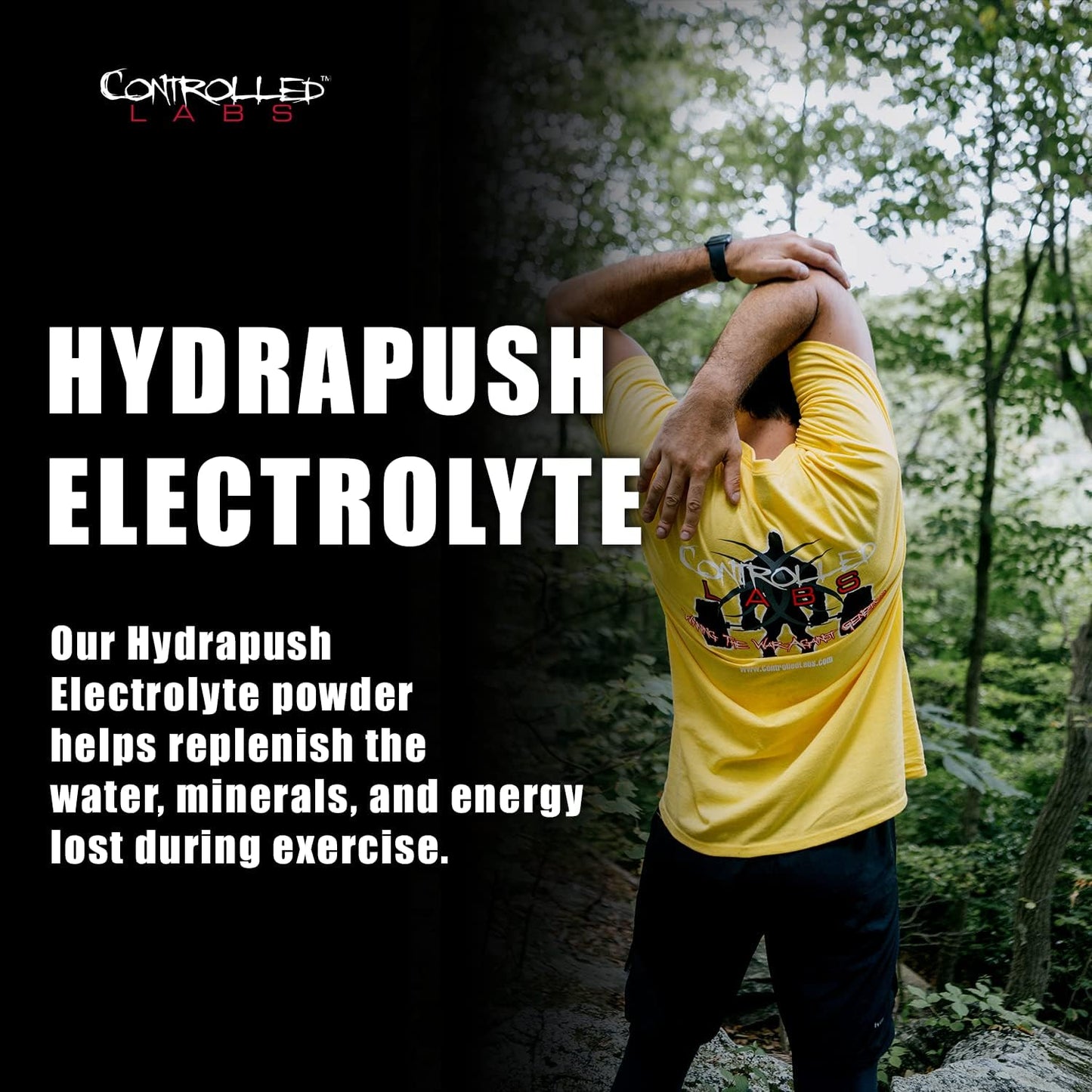 60 Servings of CONTROLLED LABS Orange HydraPush Electrolyte Powder for Advanced Hydrating Recovery - Sour Green Apple Flavor with Coconut Water, Taurine - Boost Energy, Endurance