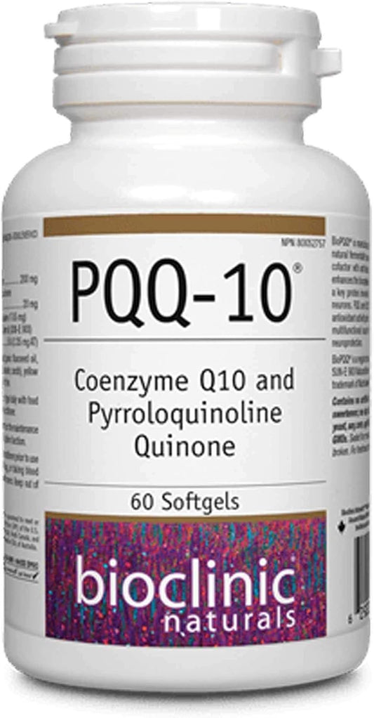 60 Softgels of CerebroVital PQQ-10 by Bioclinic Naturals - Enhanced Brain Health Formula