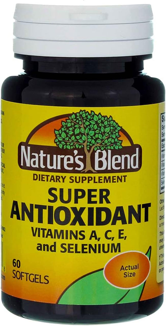 60 Softgels of Nature's Blend Super Antioxidant Aces Formula