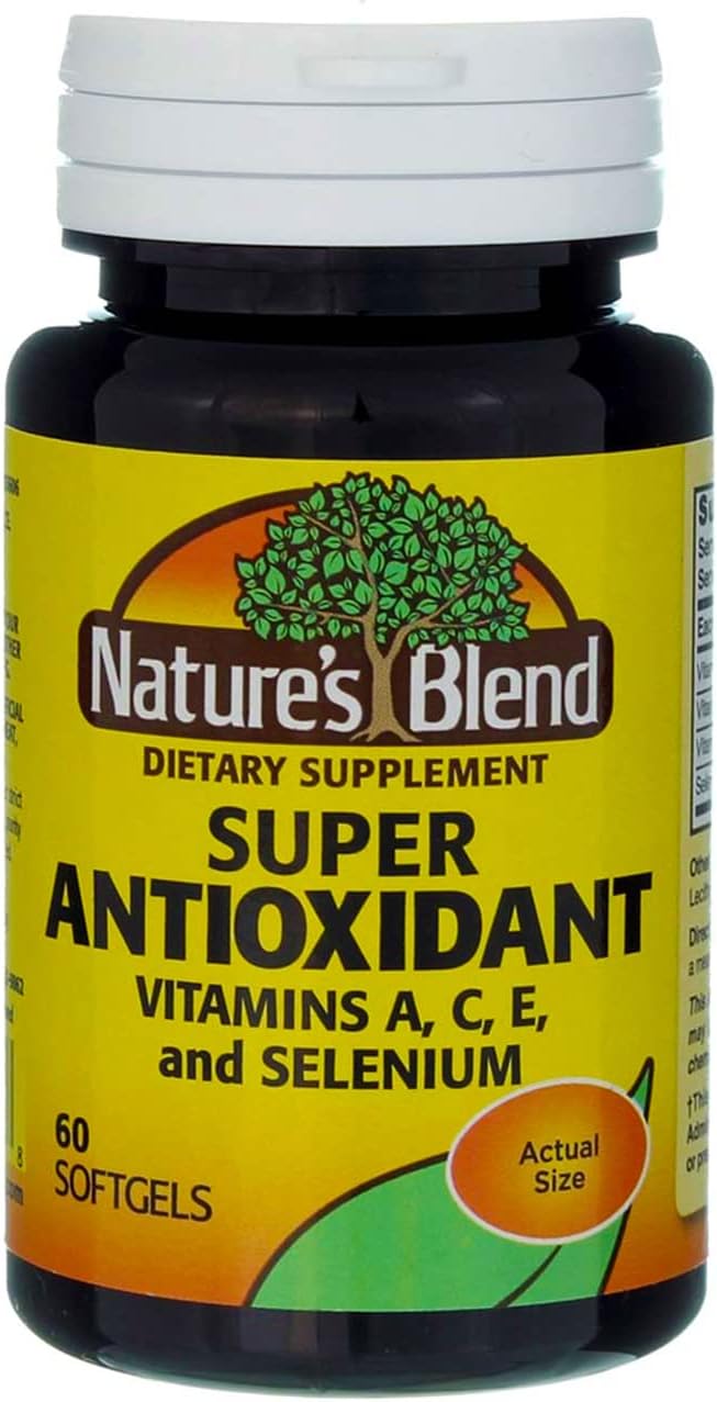 60 Softgels of Nature's Blend Super Antioxidant Aces Formula