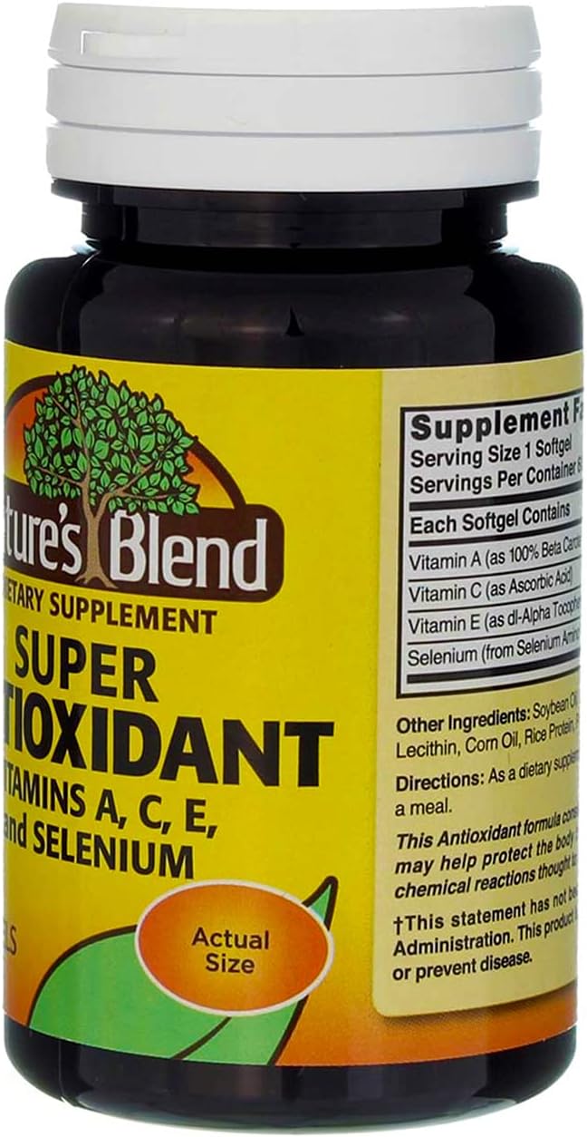60 Softgels of Nature's Blend Super Antioxidant Aces Formula