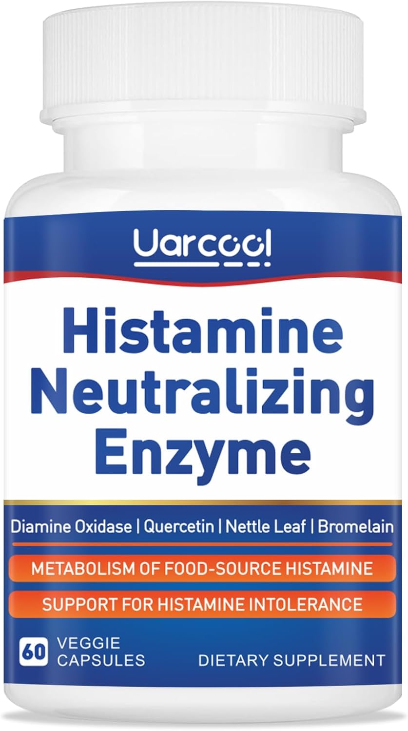 60 Softgels of Uarcool Histamine Diamine Oxidase Supplement for Digestive Health - Made in USA