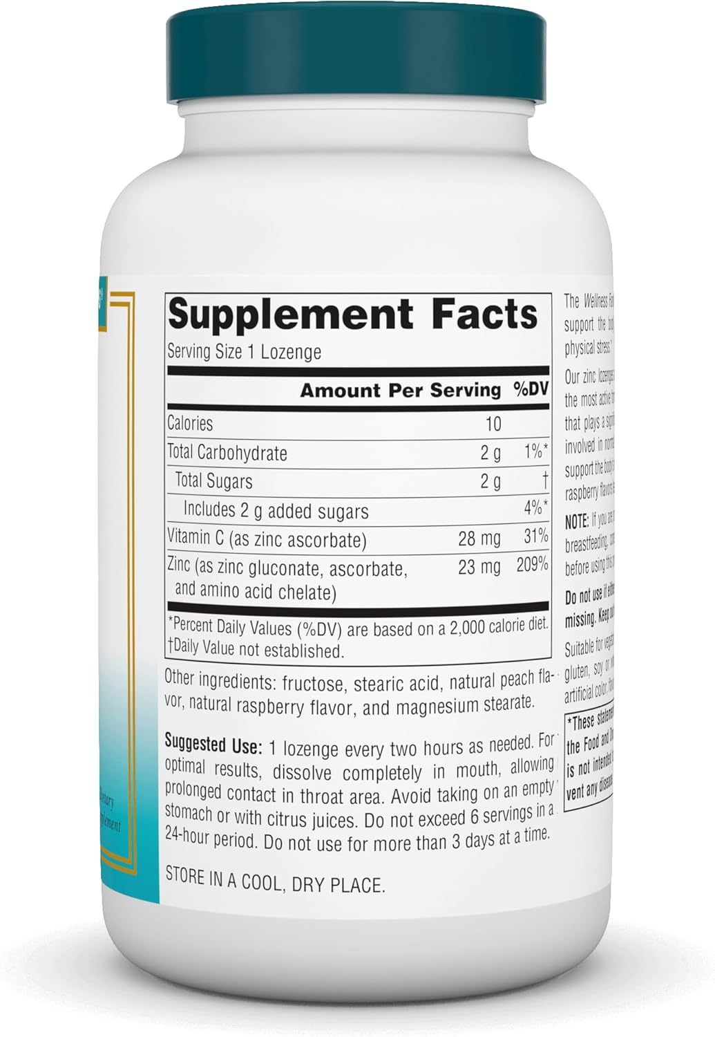 60 Source Naturals Wellness Zinc Lozenges for Immune Support