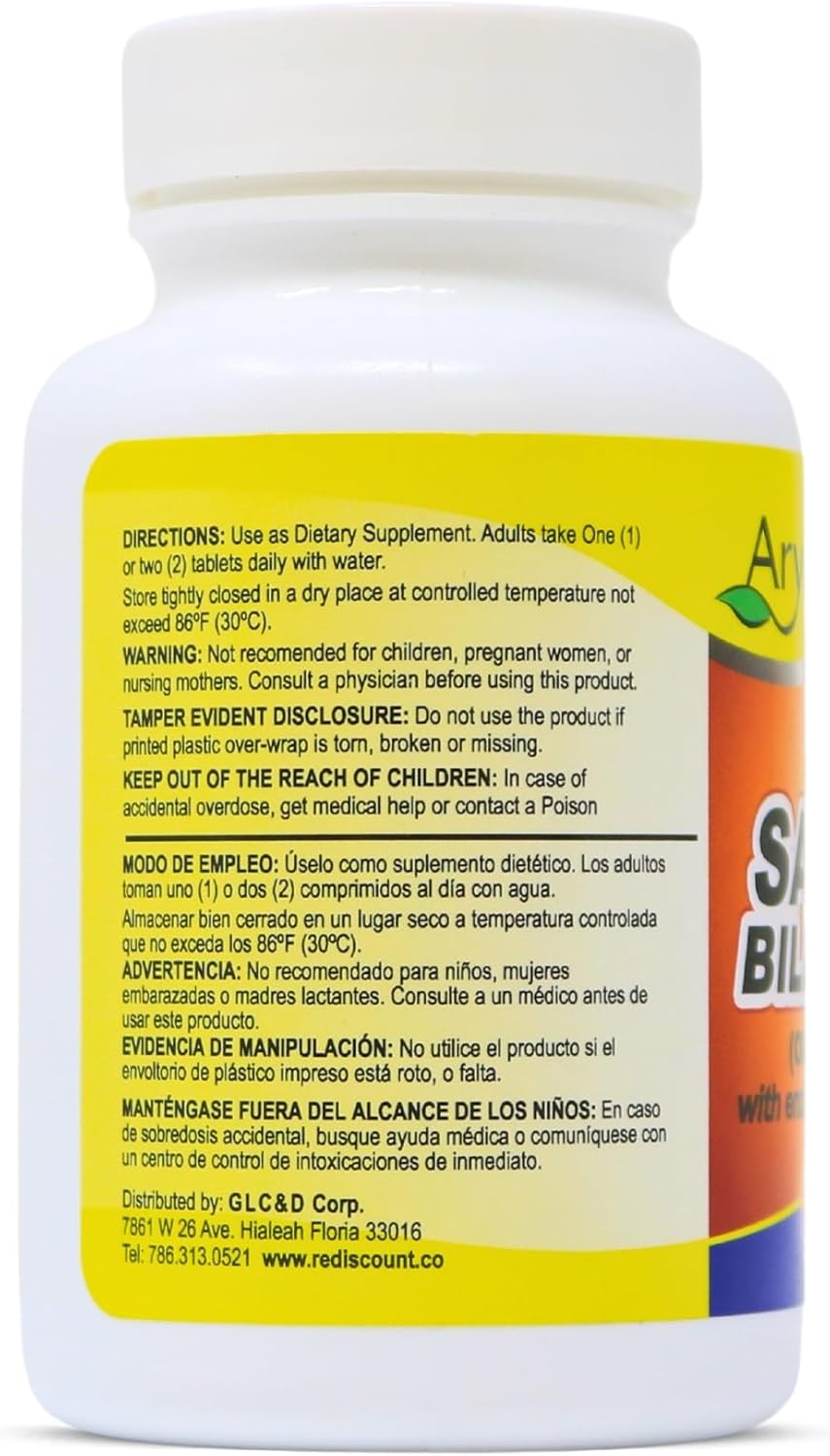 60 Tablets of Arymar Sales Bile Supplement with Digestive Enzymes for Digestive Health