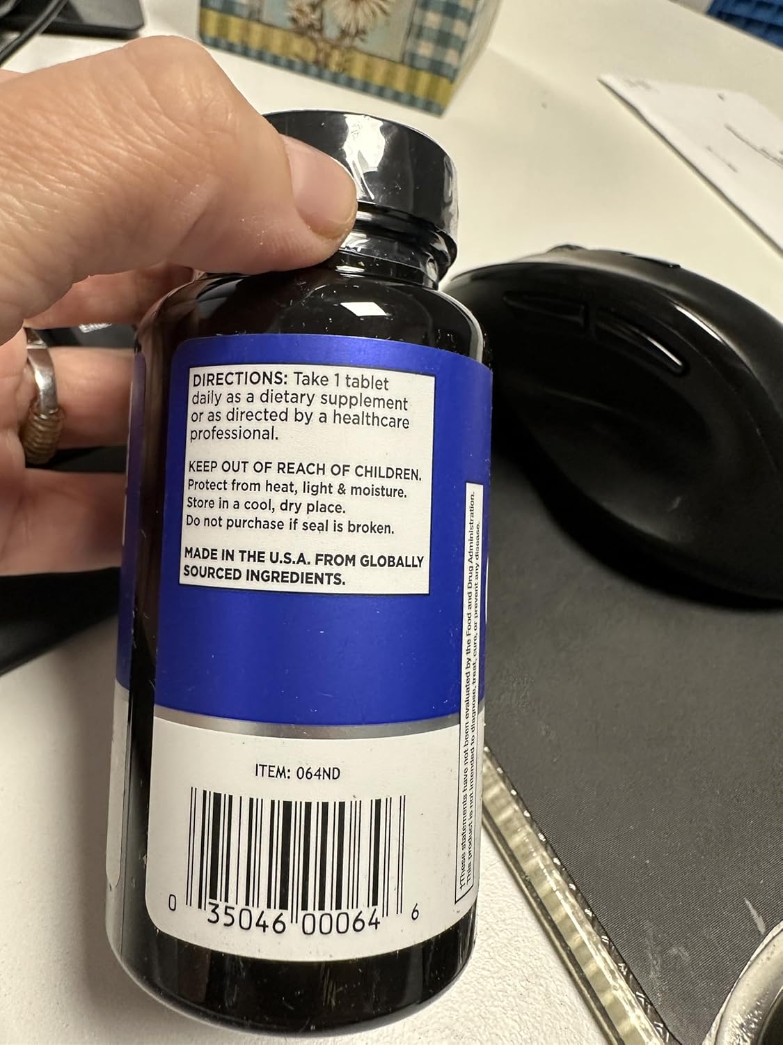 60 Tablets of Windmill Calcium Carbonate 600MG - Dietary Supplement for Bone Health