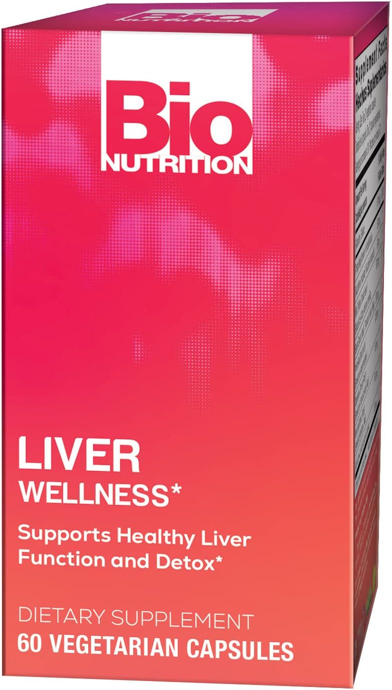 60 Vcaps2 Liver Wellness by Bio Nutrition Inc - Supports Liver Health and Detoxification