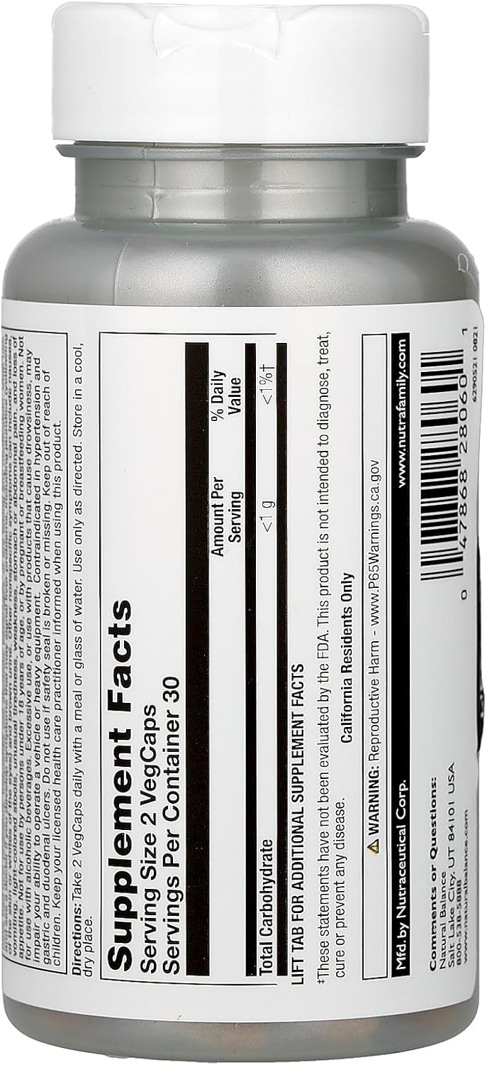 60 VegCaps of Natural Balance Happy Camper - Natural Mood Support Supplement