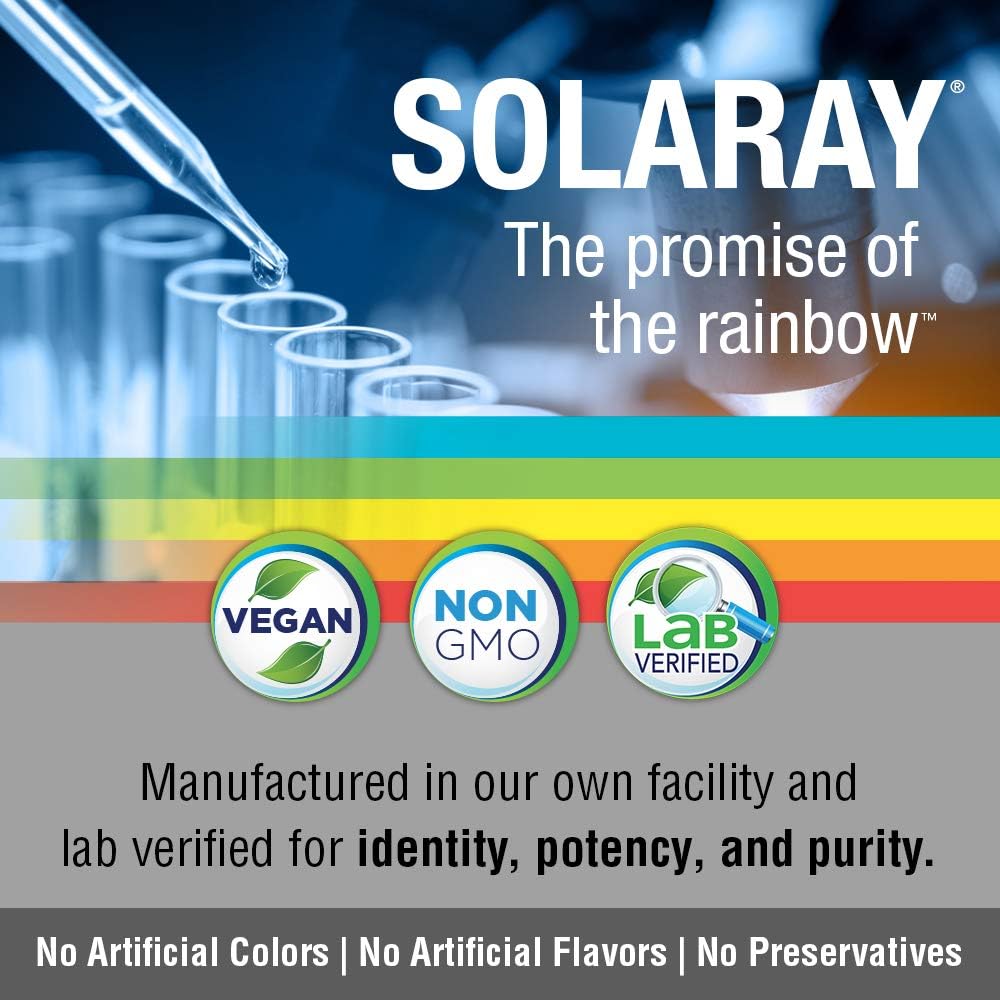 60 Vegetarian Capsules of Solaray D-Mannose with CranActin - Promote Urinary Tract Health with this Supplement