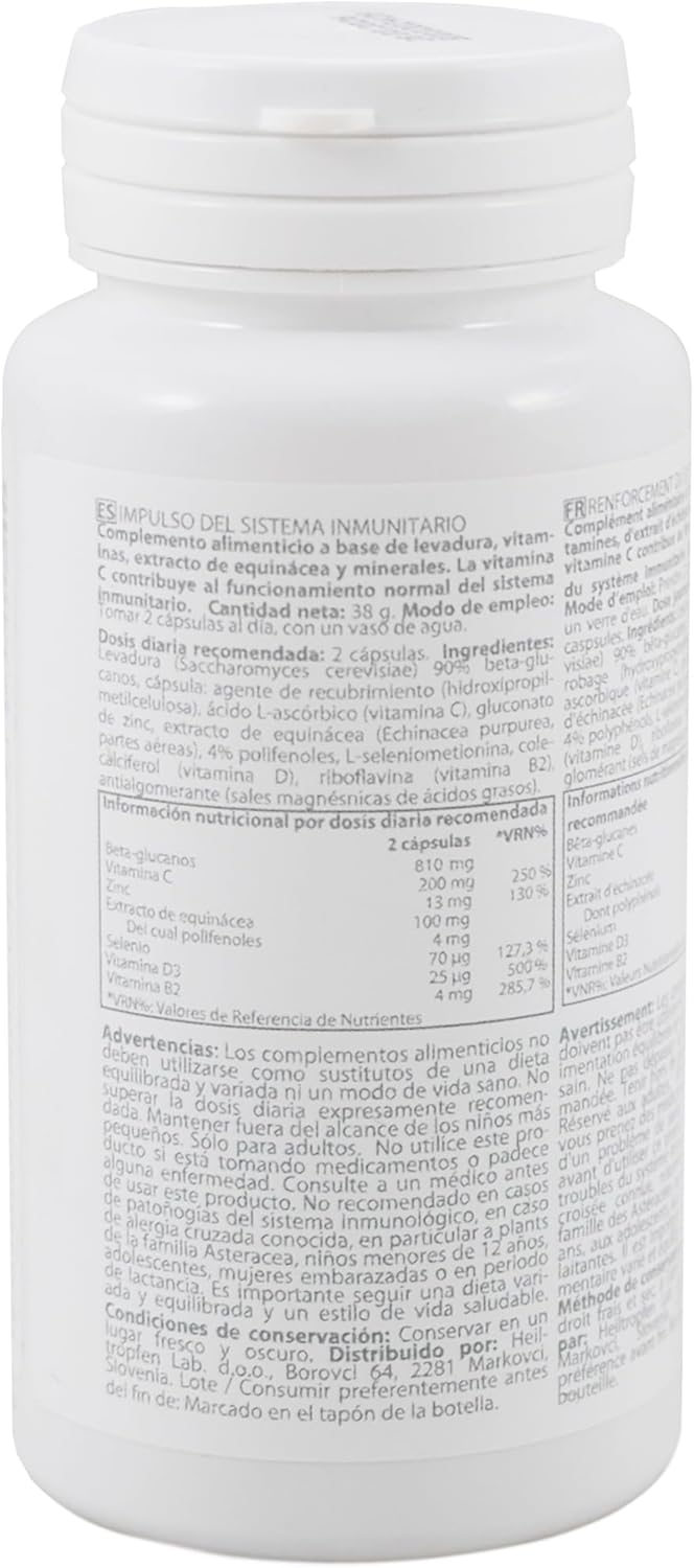 60 Veggie Capsules Heiltropfen Immune System Boost Dietary Supplement - Support Immunity & Health
