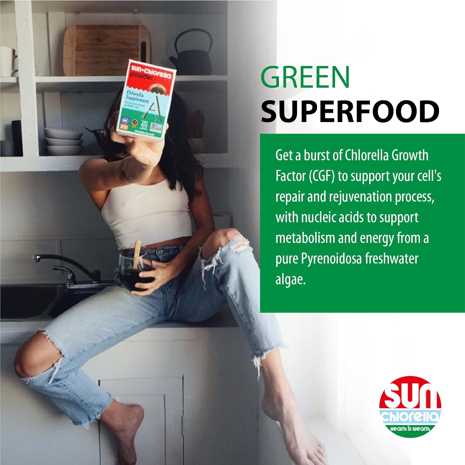 600 Tablets of Sun Chlorella A, Each Tablet Contains 500 mg