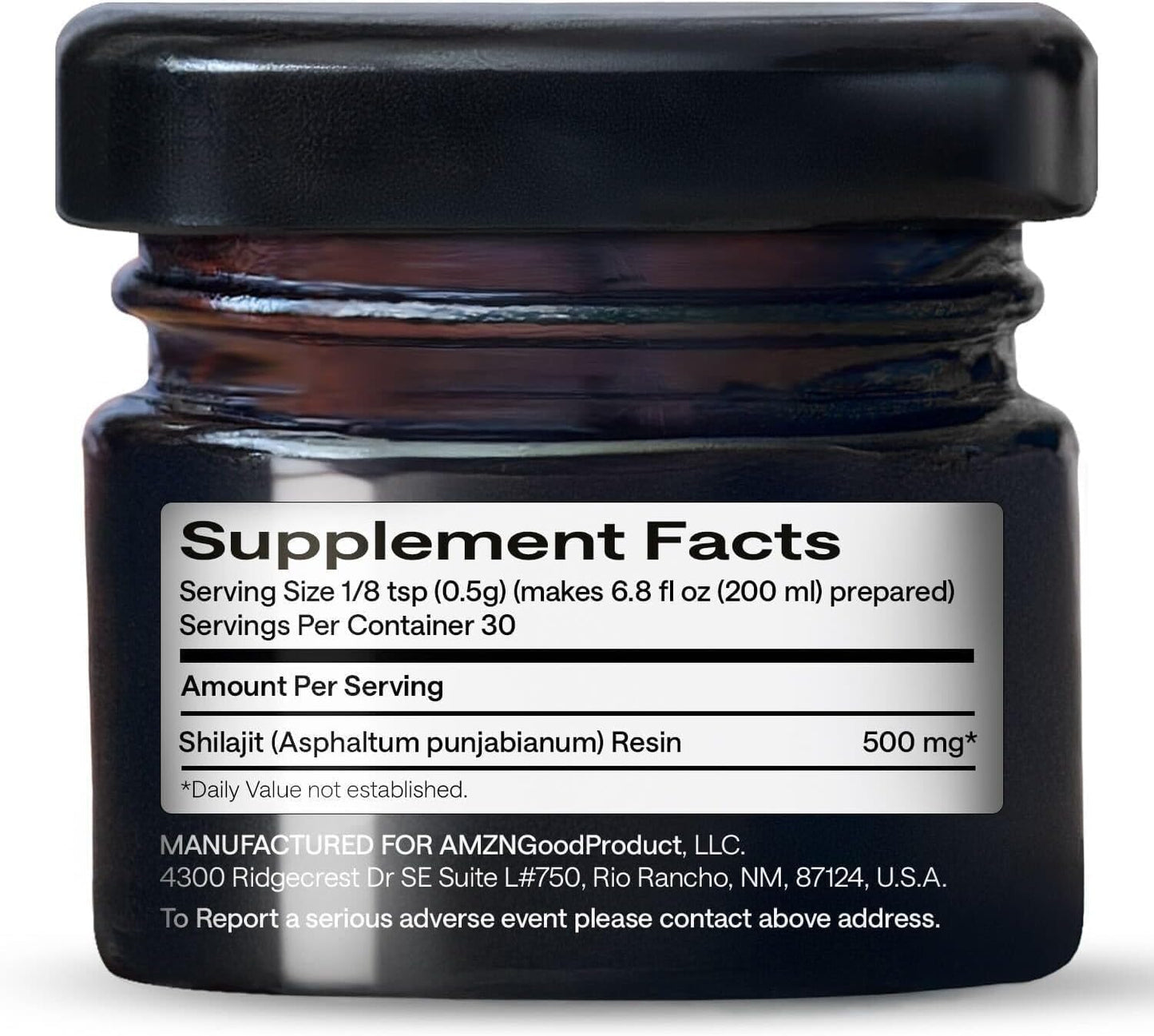60g Pure Himalayan Shilajit Resin Supplement with Fulvic Acid & Trace Minerals - Wonder Family - Men & Women - 4 Pack