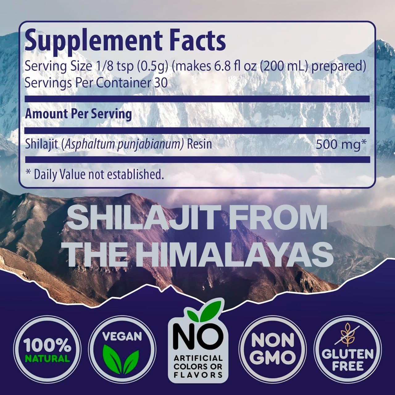 60g Pure Himalayan Shilajit Resin Supplement with Fulvic Acid & Trace Minerals - Wonder Family - Men & Women - 4 Pack