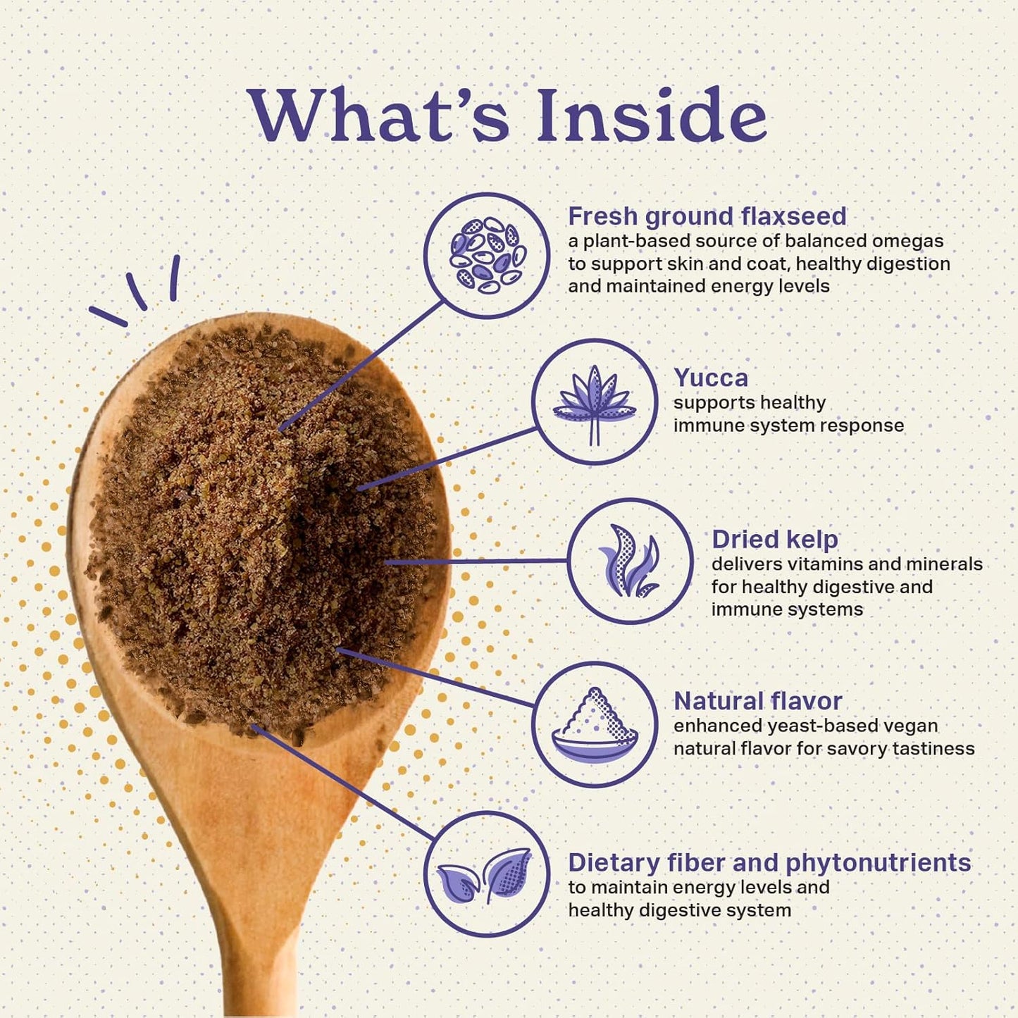 6oz Bag of Veterinarian Formulated Feline Superfood Supplement Powder - Boost Skin & Coat Health, Digestion, Immunity - Omega 3 & 6 Balances