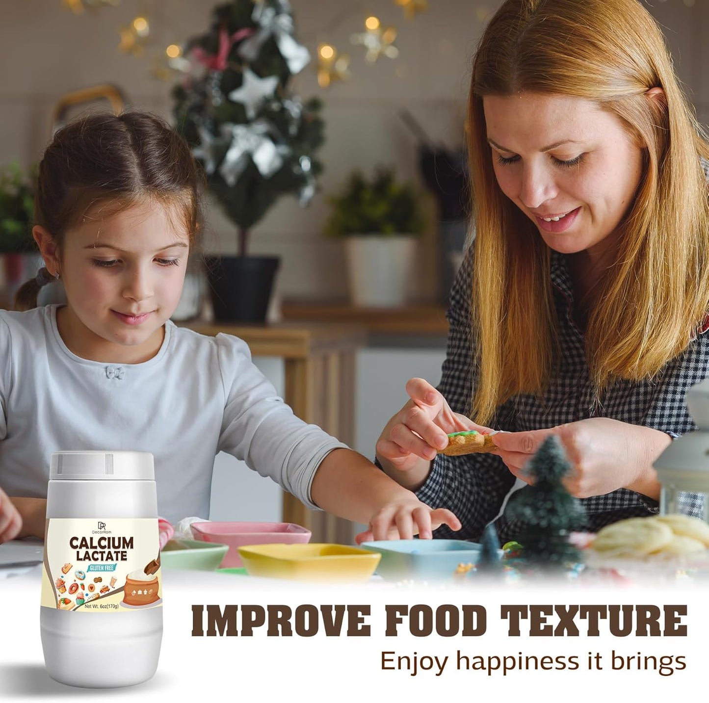 6oz Pure Food-Grade Calcium Lactate Powder for Bone Health & Food Stabilization