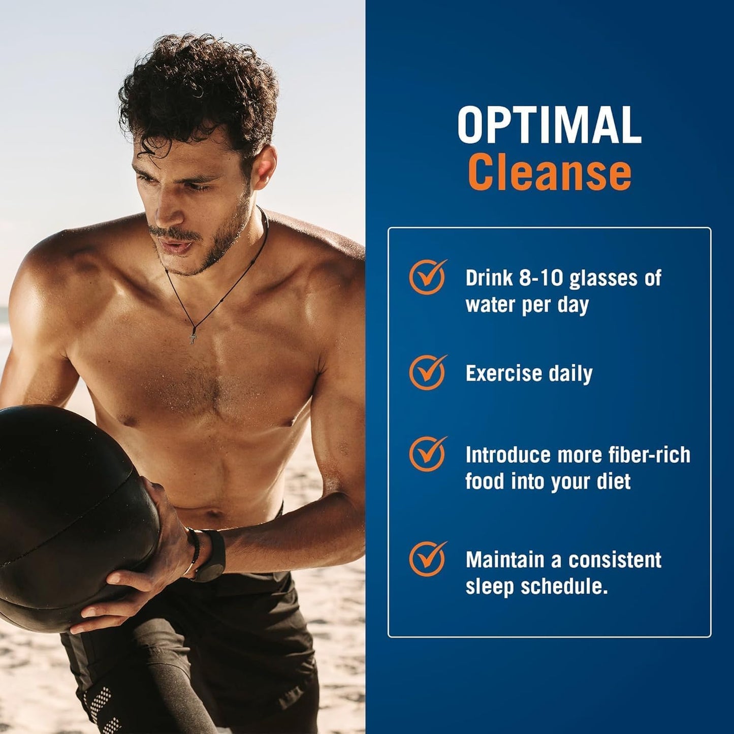 7-Day Complete Internal Cleansing Formula for Men - The Cleaner Detox by Generic Centuryⁿ Systems, Supports Digestive Health with 52 Vegetarian Capsules