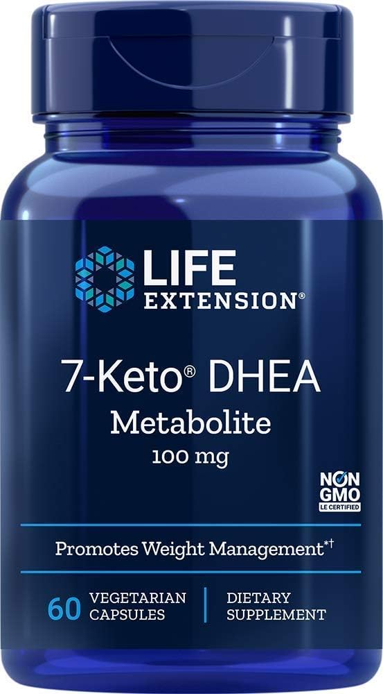 7-Keto DHEA 100mg Supplement for Longevity Support - 60 Vegetarian Capsules (2 Month Supply)