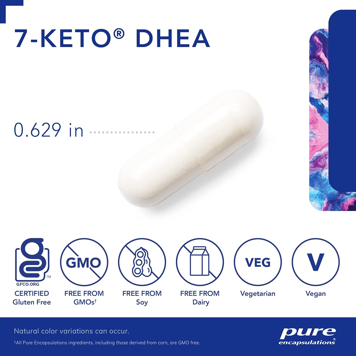 7-Keto DHEA 100mg Supplement for Thermogenesis and Body Composition - 120 Capsules by Pure Encapsulations