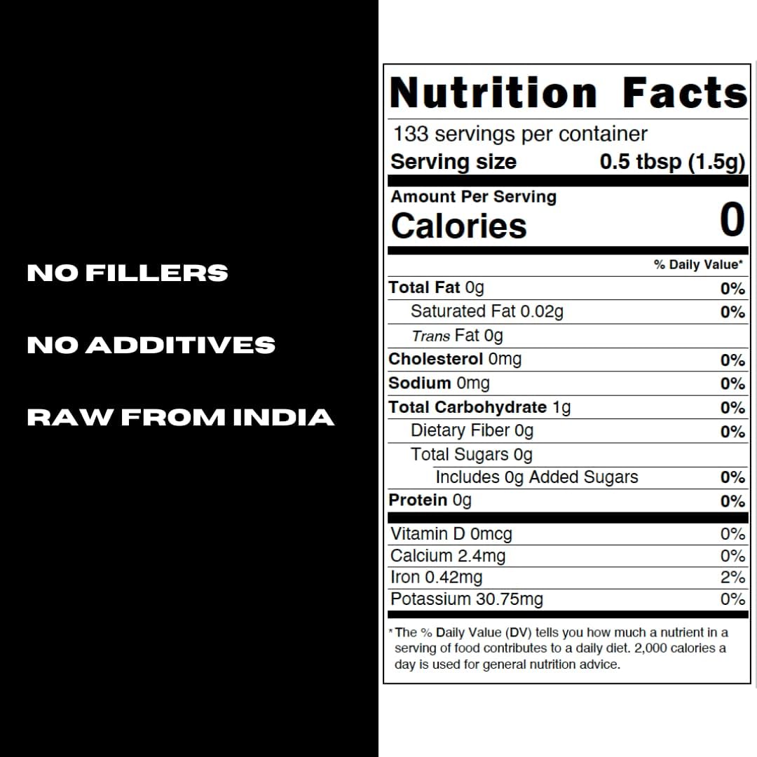 7.05 oz Organic Turmeric Powder from India | USDA Certified | Non-GMO | Lab Tested for Purity | High Antioxidant Content